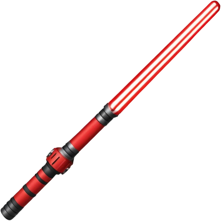 Red lightsaber emoji