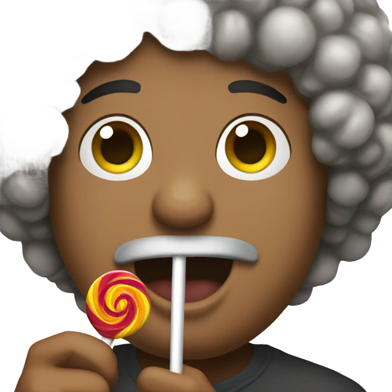 New Year's lollipop emoji