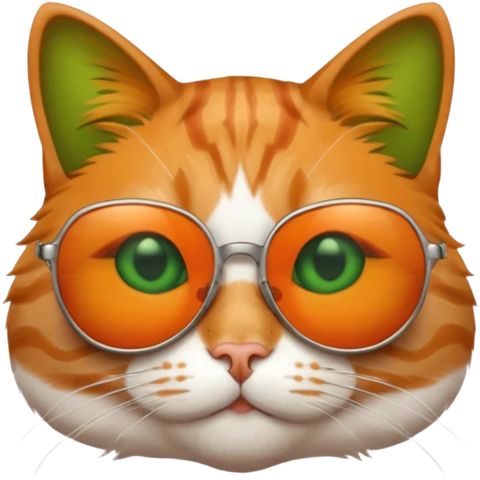 Cat wearing sunglasses emoji