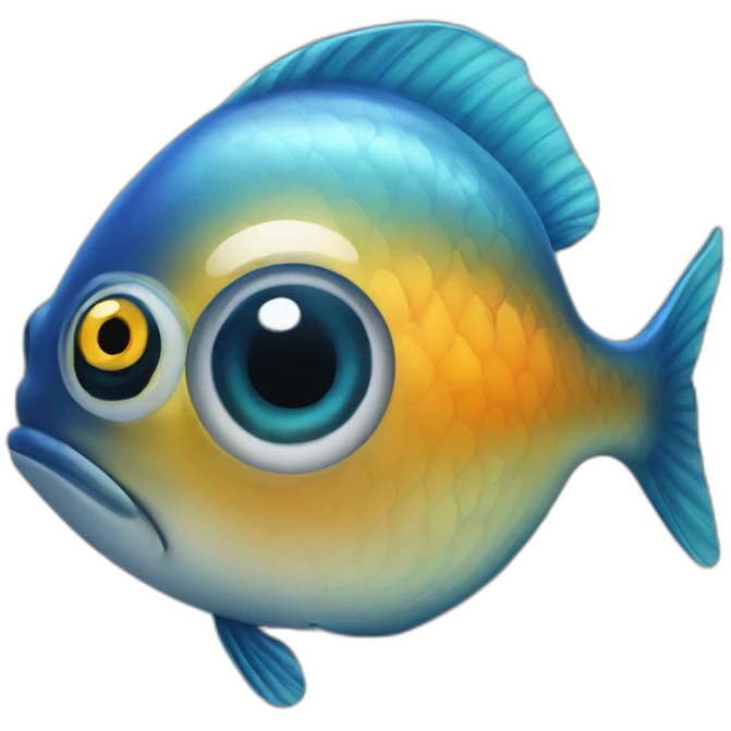 big eye fish emoji