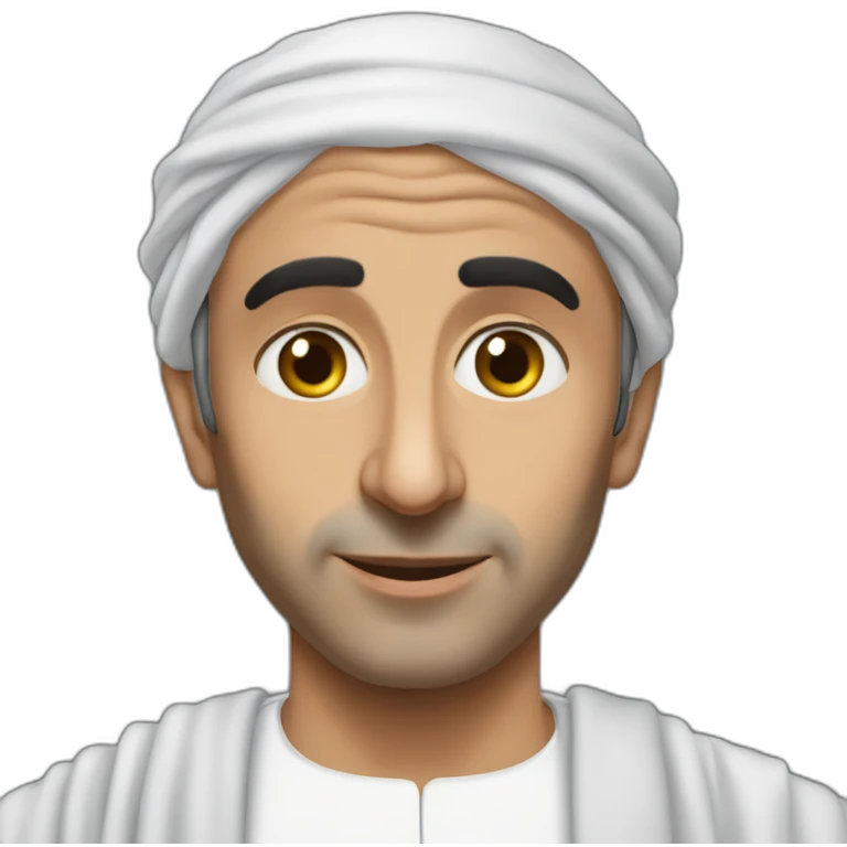 Eric Zemmour with djellaba emoji