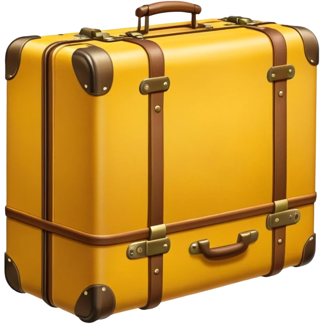 yellow luggage  emoji