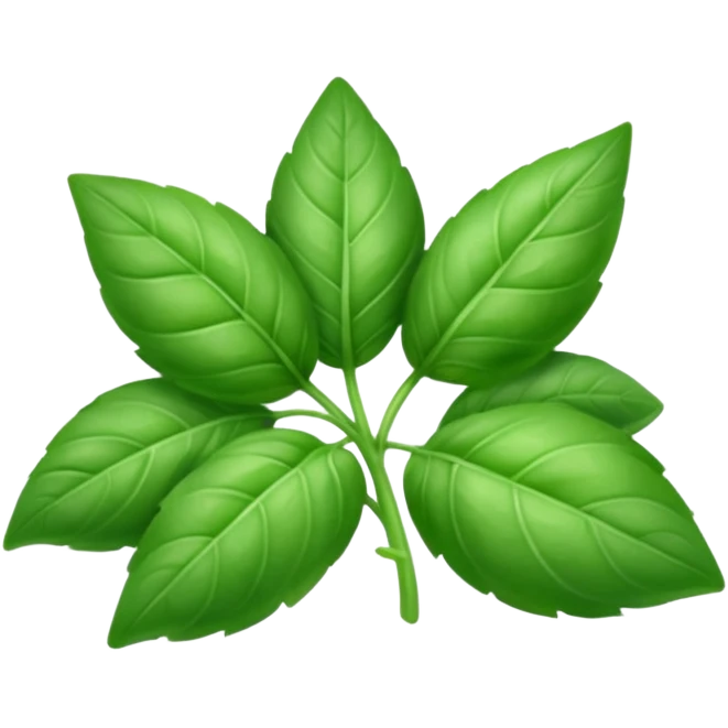 basil leaves emoji