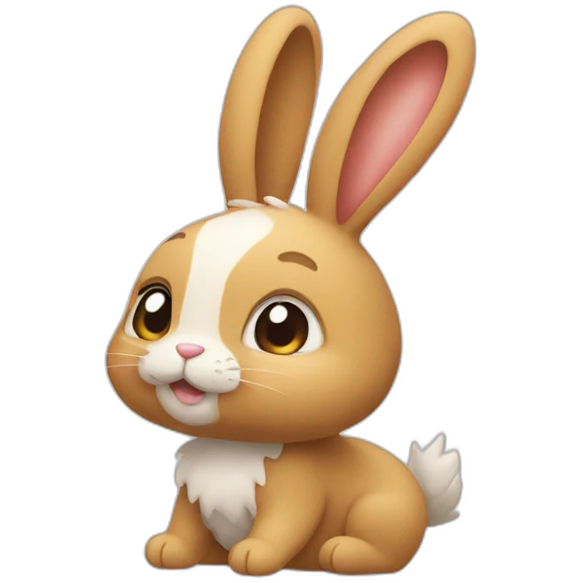 Doudou lapin emoji