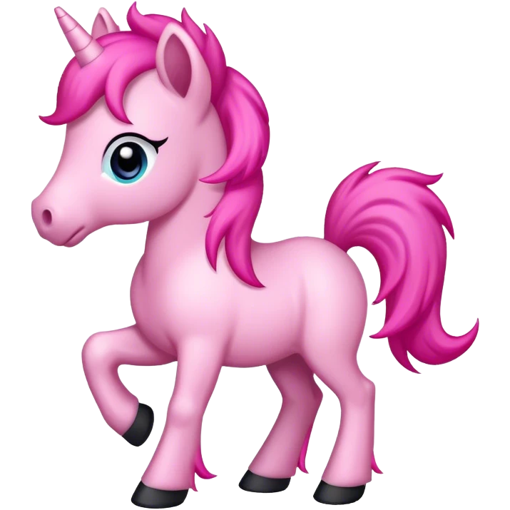 Pink pony club  emoji