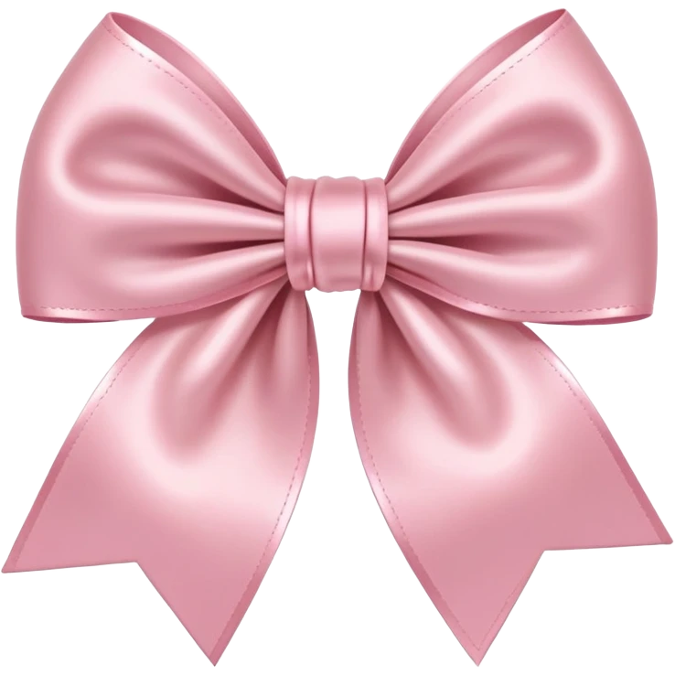 Light pink bow emoji