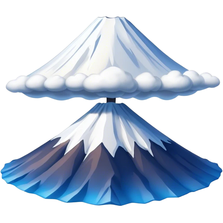 Cinematic Realistic Mount Fuji Emoji  emoji