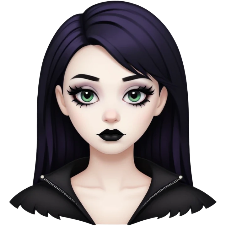 Goth femboy emoji