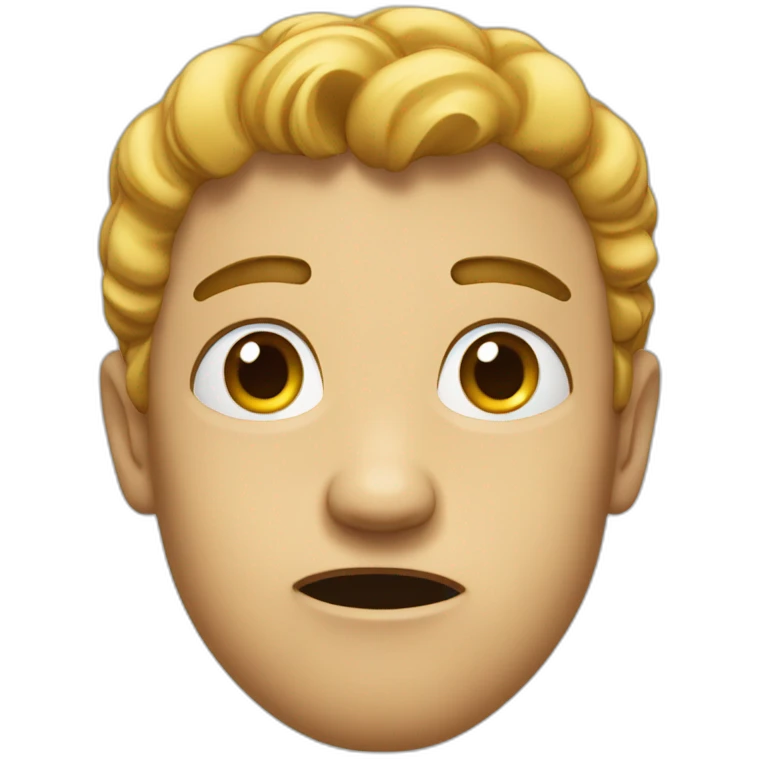doubting face emoji
