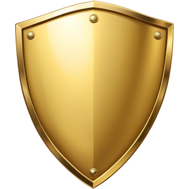 Golden  sheld emoji