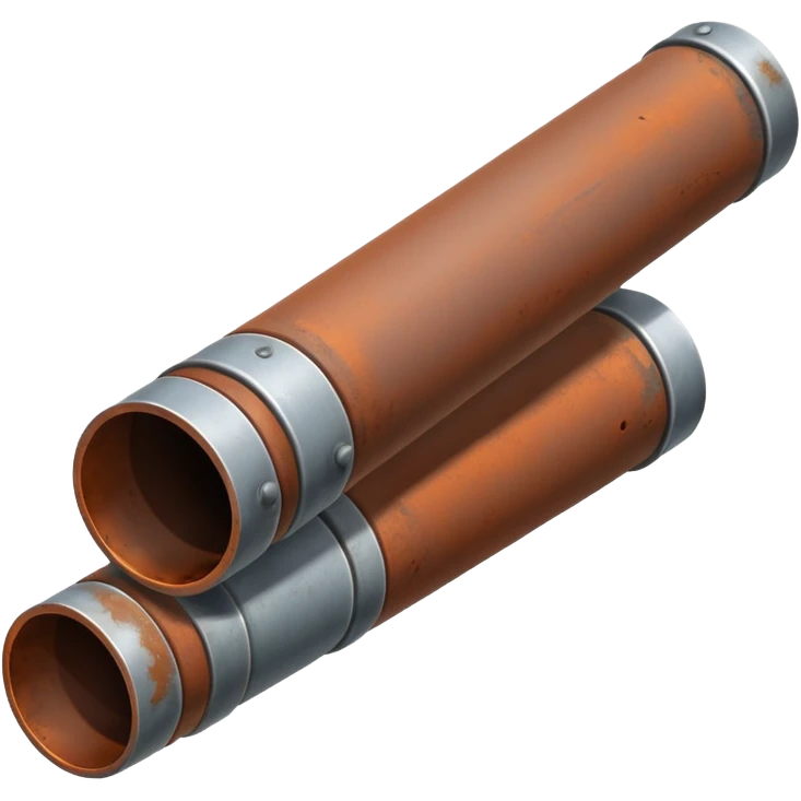 long thin metal pipe emoji