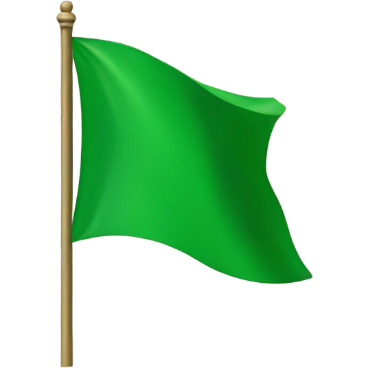 Green flag emoji
