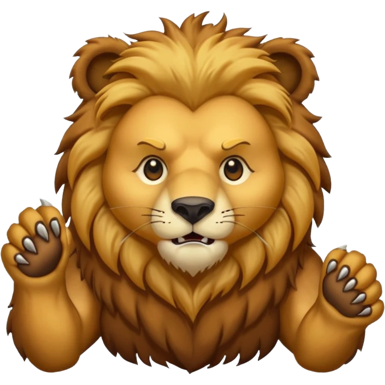 ayı aslan karışımı emoji