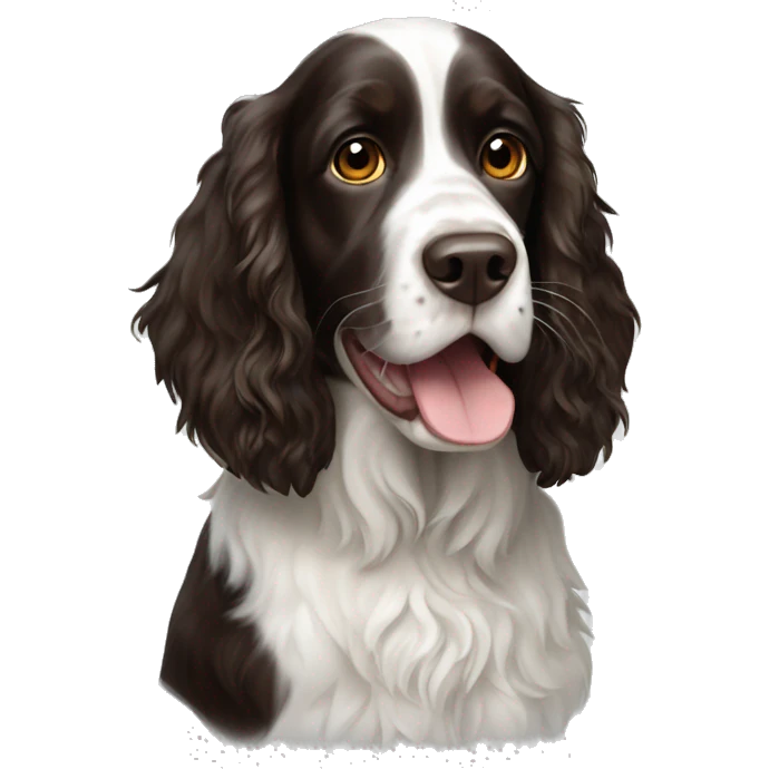 English springer spaniel emoji
