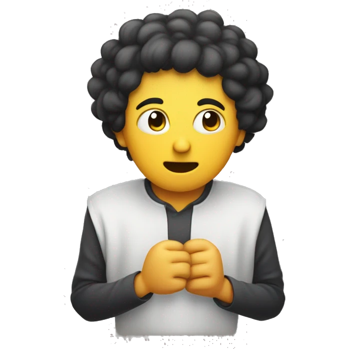 evil person rubbing their hands together mischievously  emoji