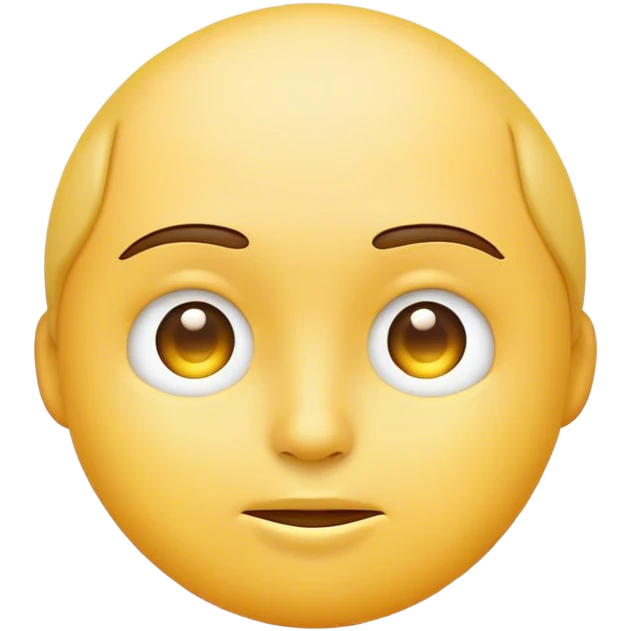 Yellow emoji face side eye emoji