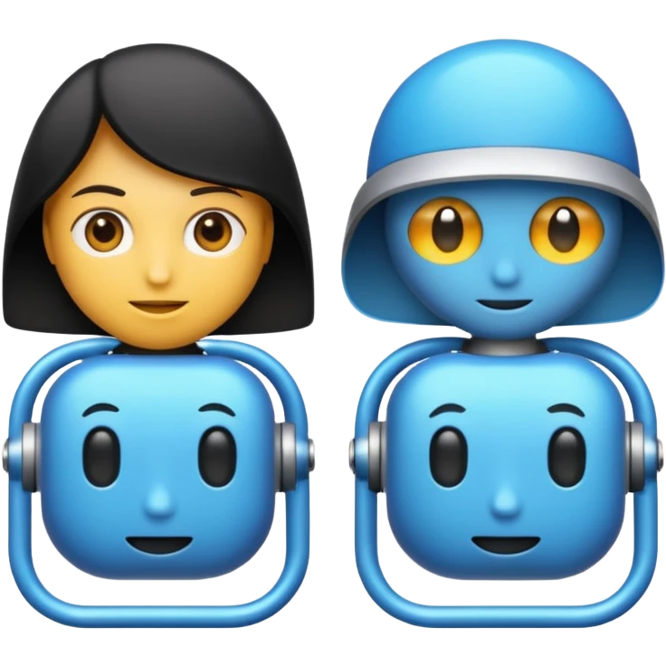 Real vs ai  text emoji