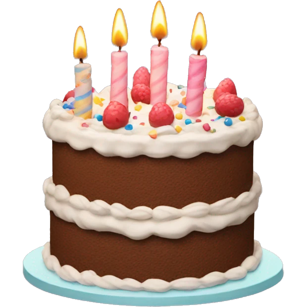 birthday cake emoji
