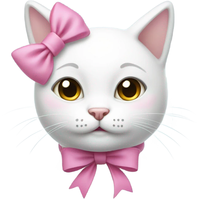Hello kitty pink emoji