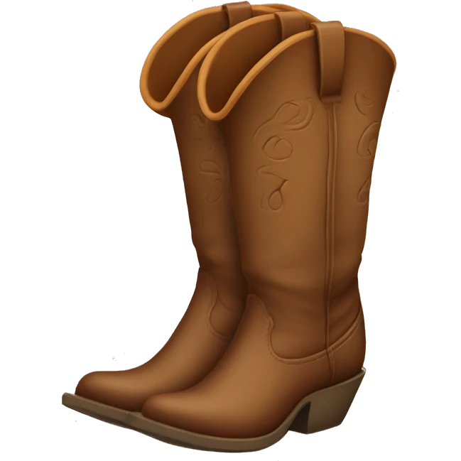 cowgirl boots emoji