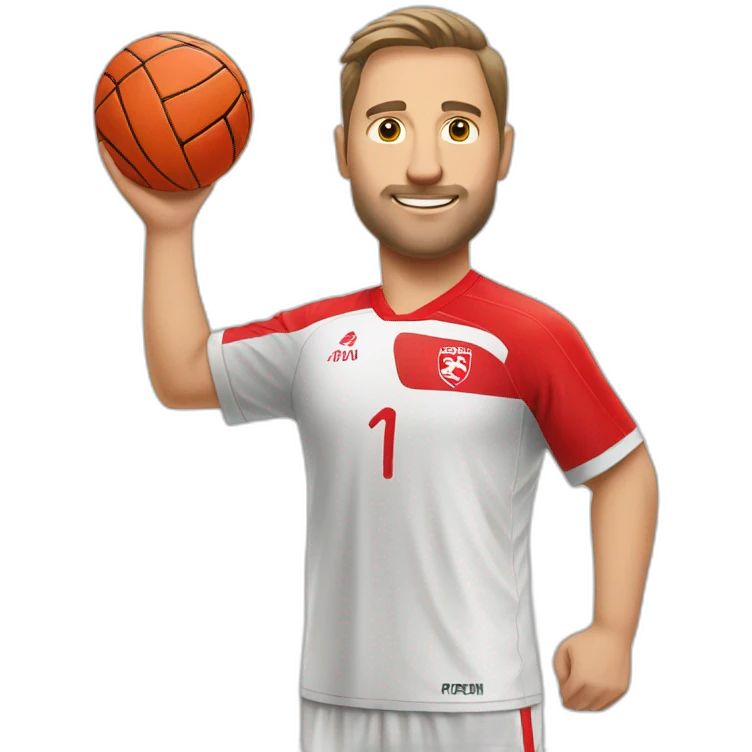 Polnischer Handballspieler emoji