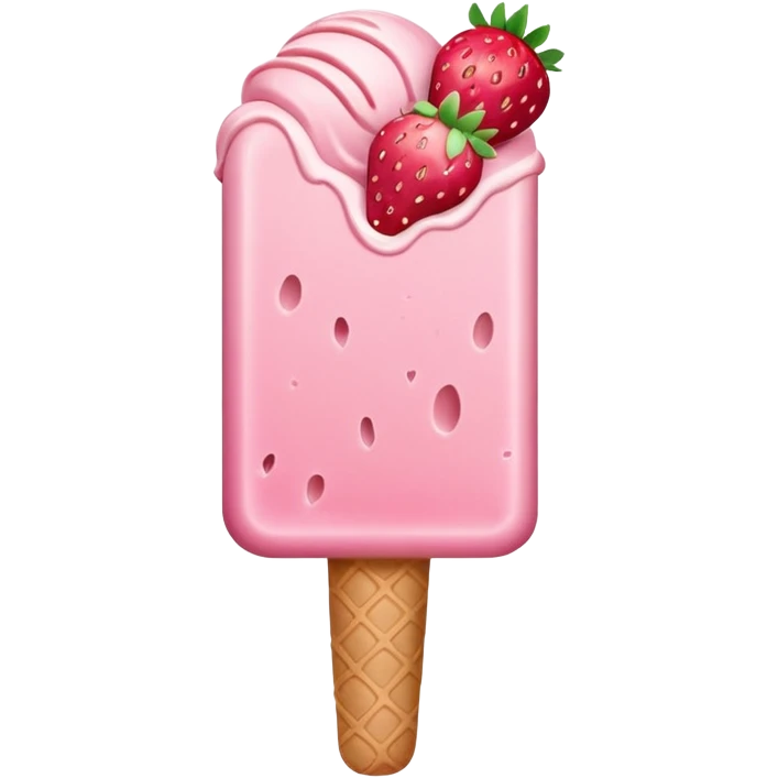Ice Cream Strawberry Ice Cream Bar


 emoji