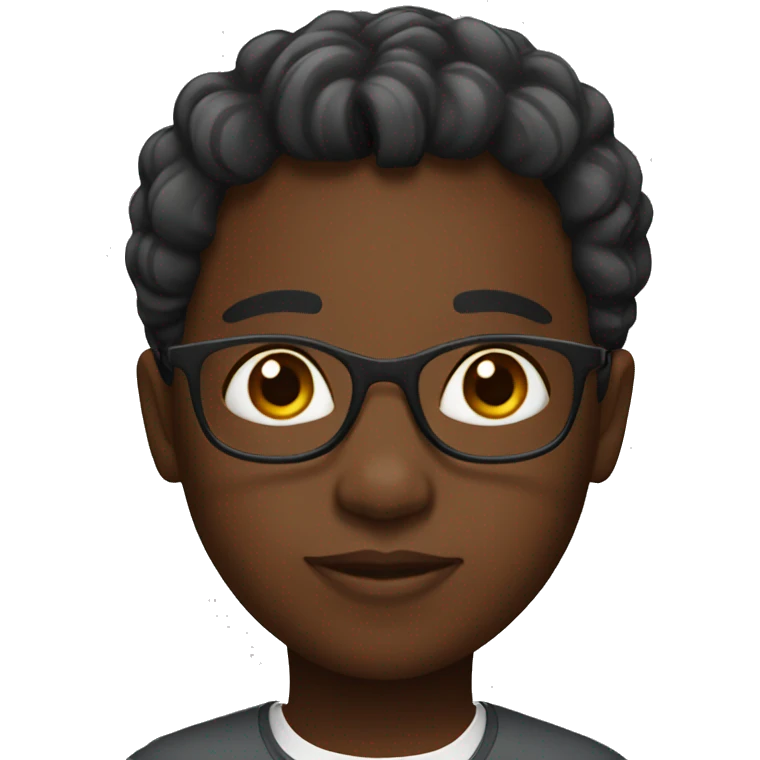  Black child therapist emoji