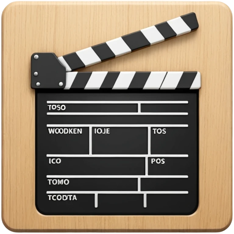 movie clapperboard emoji