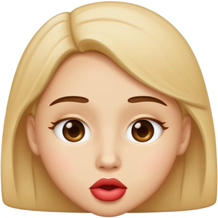 Kissy face emoji