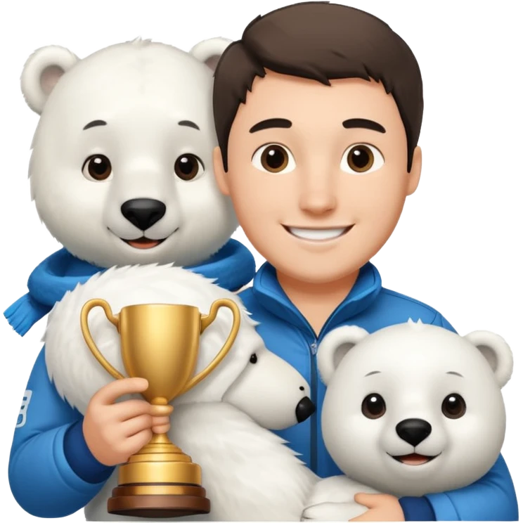 f1 driver polar bear emoji