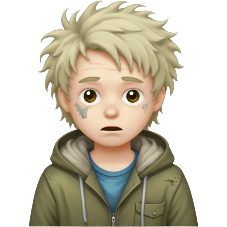 Weird stinky kid emoji