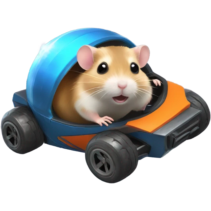 hamster playing rocket league  emoji