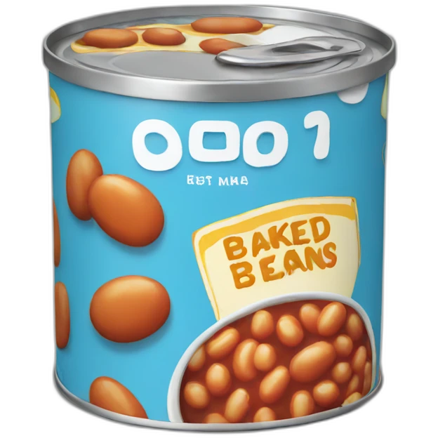 Baked beans tin emoji