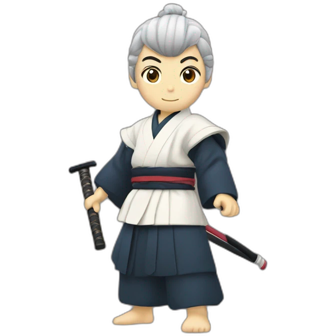 Isshin Ashina avec un katana emoji