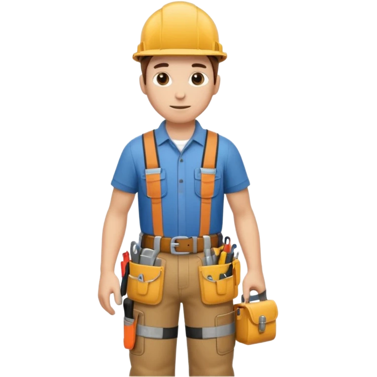 Repairs and Maintenance, tools belt, full body emoji