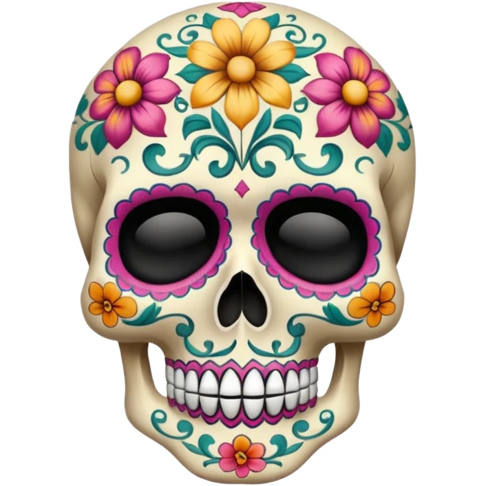 mexican skull emoji