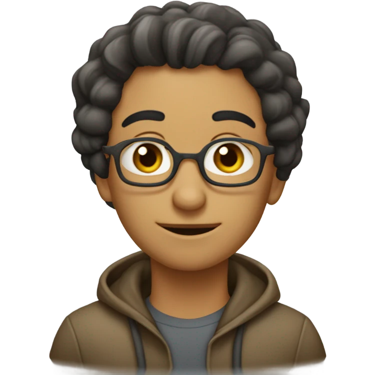 девушка перед ноутбуком emoji