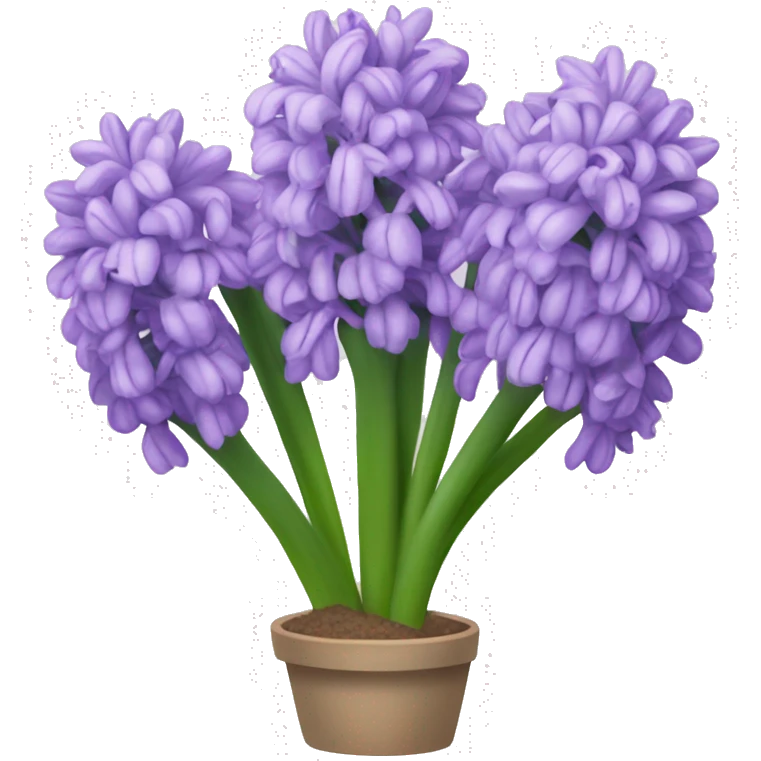 light purple hyacinth emoji