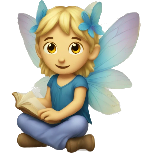 Fairy book emoji