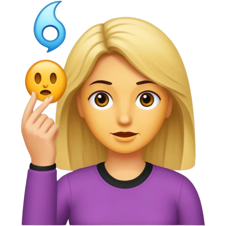 wütende frau reißt sich ihre haare raus vor Wut emoji