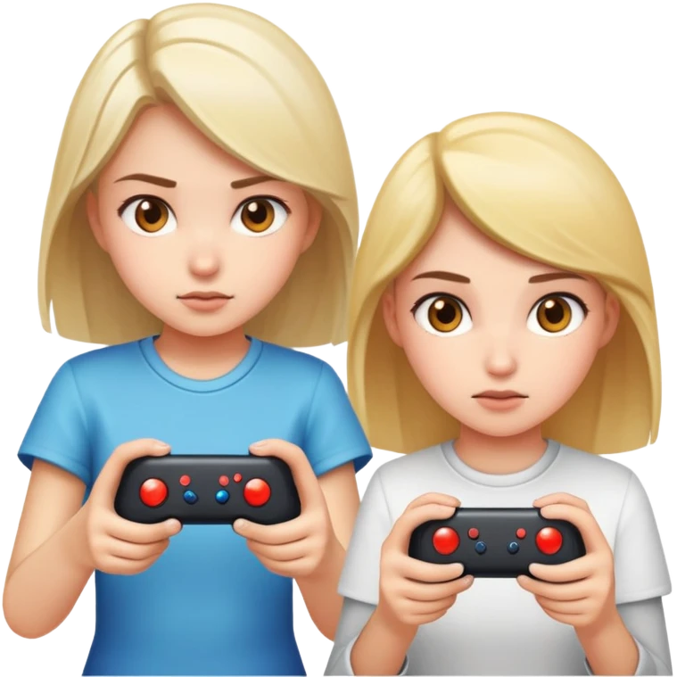 Girls playing video games emoji