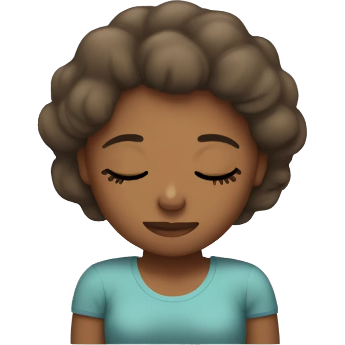 Girl sleeping emoji