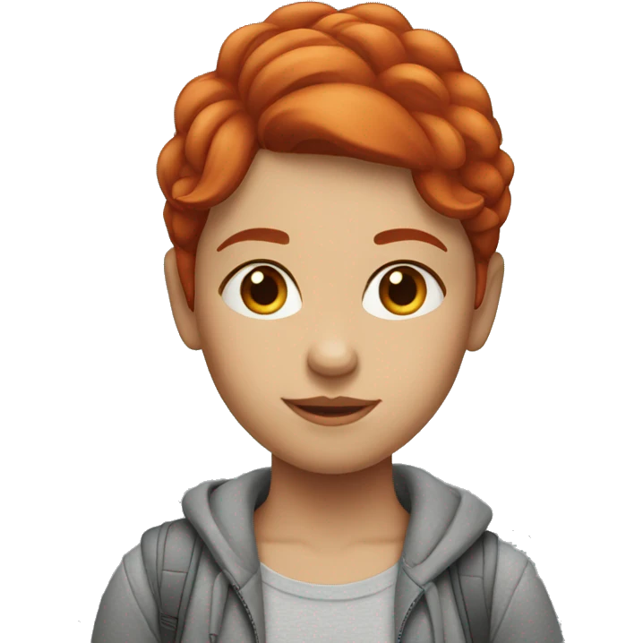 Girl with red hair  emoji
