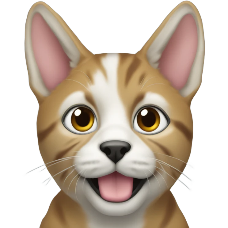 Кот с огурцом во рту emoji