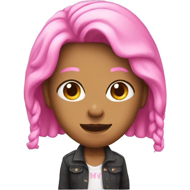 Pink emoji
