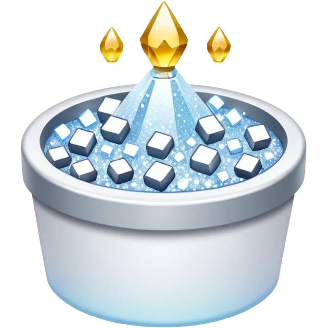 white glory glitter emoji