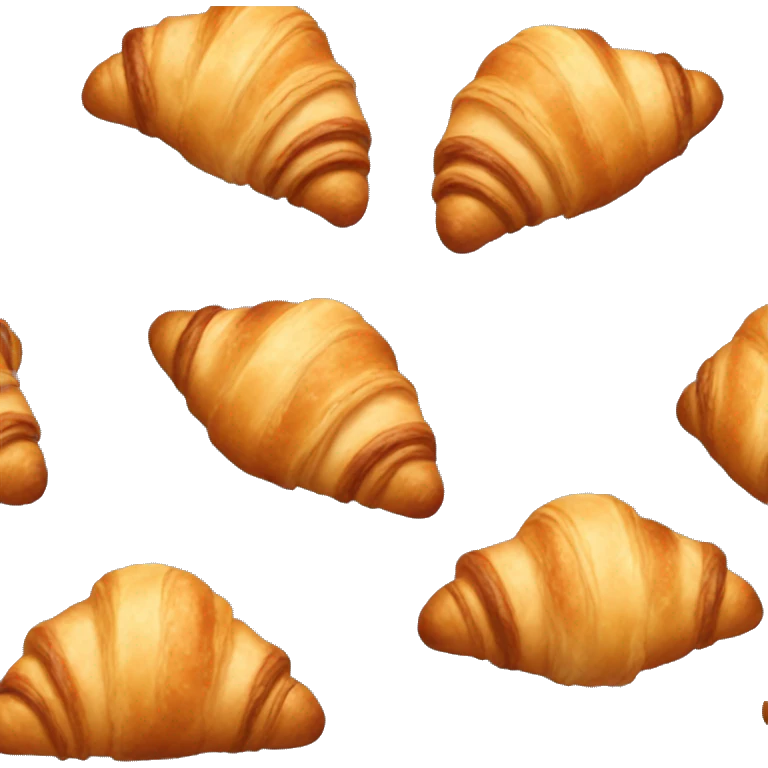 French Canadian croissant  emoji