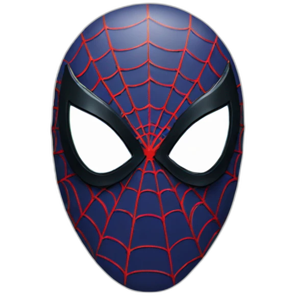 Spiderman mask emoji