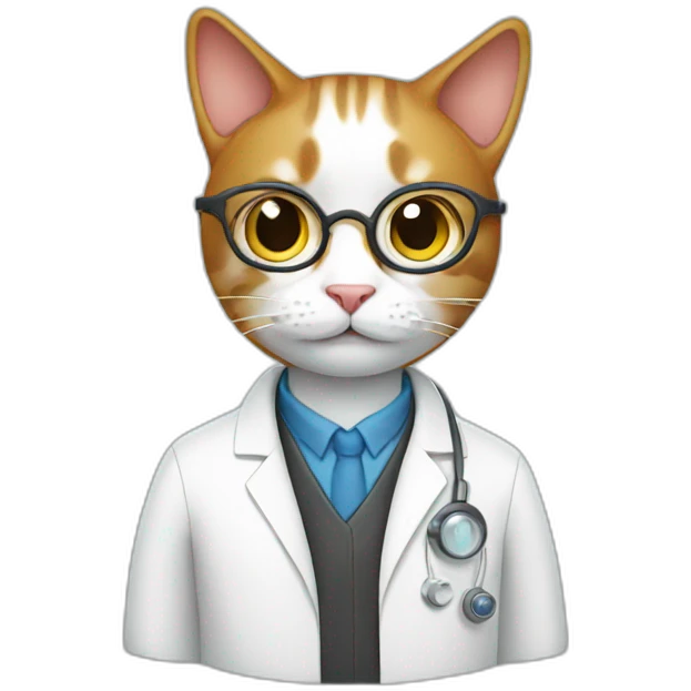 cat scientist emoji