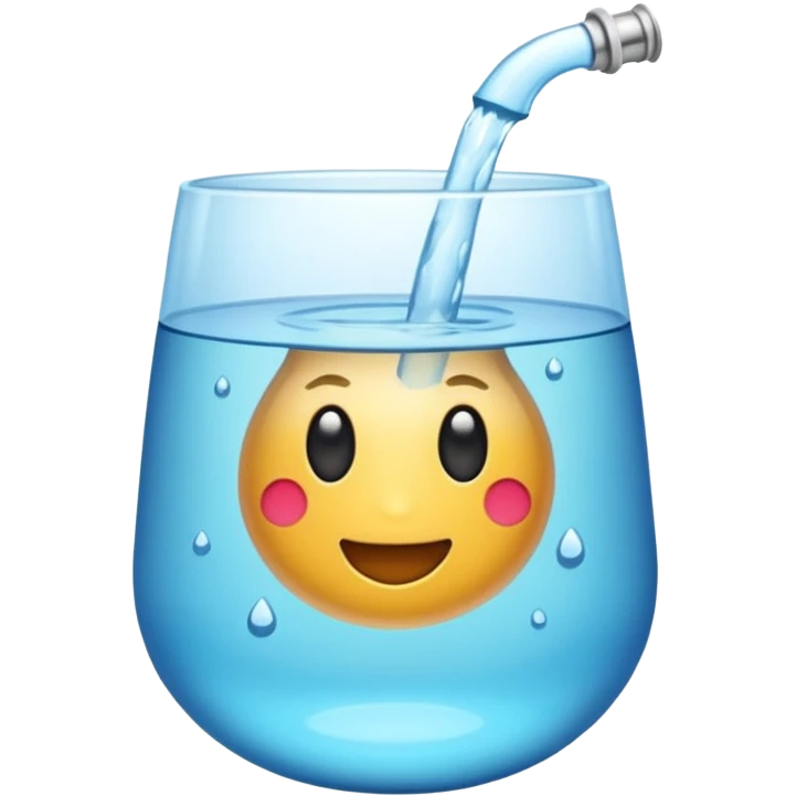 emoji de um copo com água com gás emoji